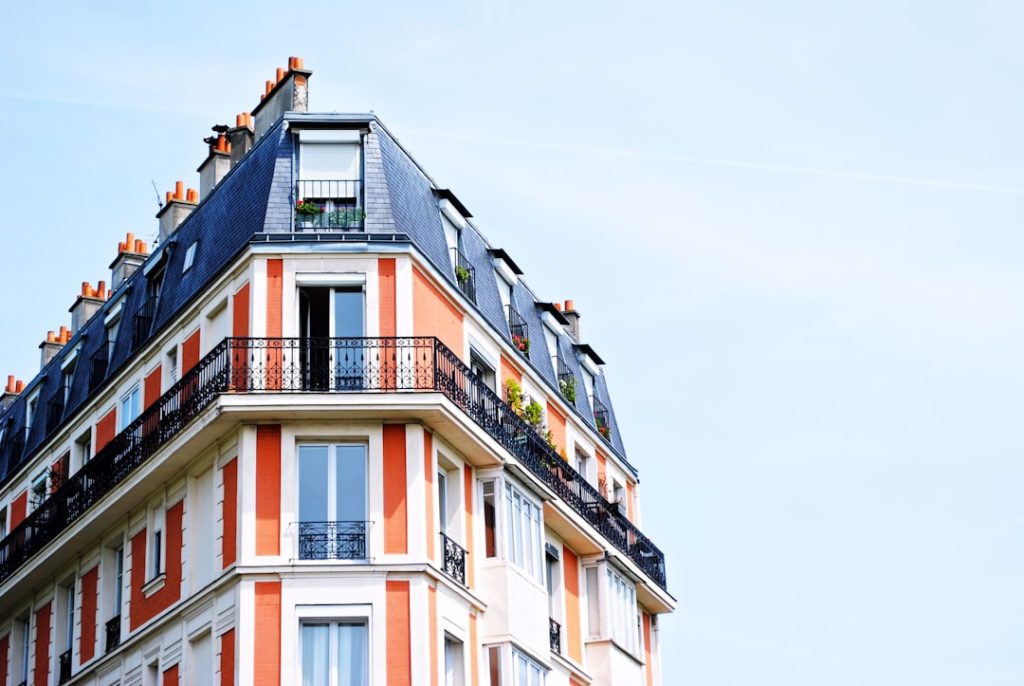 Colorful building corner